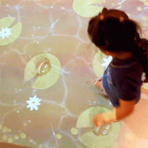 area bimbi con giochi interattivi manuno